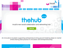 Tablet Screenshot of incub.co.uk